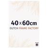 Dutch Frame Factory - Cornice 40x60 cm - Bianco Lucente - Cornice per foto in Plastica con vetro plastico Antiriflesso - Cornice portafoto 40x60 cm - Easy