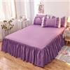 JLKC Matrimoniali Copriletti Eleganti/Una Piazza E Mezza/ Singoli Leggeri Gonna da Letto in Pizzo con Volant Bed Skirt Singolo/King Size Coprirete per Letto Lenzuola da Letto Stagioni