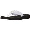 Yellow Box Soleil, Sandali con Zeppa Donna, Bianco Argento, 40 EU