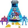 MRBEAST LAB Confezione Multipla Ibrida, Rivela Diverse Parti ibride per Creare 2 Action Figure Mix & Match, Oltre a Parti del Drago della Pantera Dorata, fondere Milioni di Combinazioni di Bestie