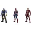 Bandai Set 3 S.H.Figuarts Avengers Infinity War Thanos & Iron Spider & Iron Man Mark 50