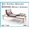 ErgoRelax Rete Elettrica Regolabile Ginevra con Motore a Scomparsa a Doghe di Legno da Cm. 80x190/195/200 Prodotto Italiano