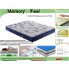 Il Benessere Materasso Memory Mod Feel Anti Umidità e Tecnologia Fresh da Cm 90x190/195/200 Tecnologia Eucafeel