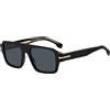 HUGO BOSS BOSS Occhiali da Sole 1595/S BLACK/GREY 53/19/145 uomo