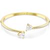 SWAROVSKI BRACCIALE RIGIDO MESMERA, CUORE PLACCATO ORO GIALLO, S - 15.1 CM