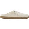 Birkenstock Zermatt Rivet Ciabatta Ecru Feltro Crema Donna