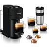 Nespresso De'Longhi Nespresso Vertuo Next ENV120.BM, Macchina Caffè Automatica, Macchina Da Caffè A Un Pulsante, 4 Dimensioni Della Tazza, Tecnologia Di Centrifusione, Pacchetto Di Benvenuto Incluso, Nero Opaco