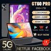 7KeTree 5G Call Global Edition Tablet GT60 originale da 14 pollici HD 4K Android 14 20GB + 1TB 129000mAh Doppia SIM Card WIFI GPS Google Play Tablet - Black 16 1TB 14inch
