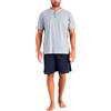 o-day DeFonseca Pigiama Estivo Uomo Corto in Cotone 100% Leggero Completo di Maglia e Pantaloncino Regular Fit M-XXL