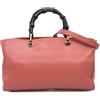Gucci Pre-Owned - Borsa shopper media in pelle di vitello e bambù 2016-2025 - unisex - pelle di vitello/bamboo - Taglia unica - Rosa