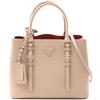 Prada Pre-Owned - Borsa a tracolla piccola Cuir Double in pelle Saffiano 2010-2025 - Donna - pelle/Pelle Saffiano - Taglia unica - Rosa