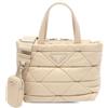 Prada Pre-Owned - Borsa a tracolla imbottita Re Nylon 2013-2025 - Donna - nylon/poliestere - Taglia unica - Marrone