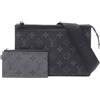 Louis Vuitton Pre-Owned - Borsa a tracolla Eclipse Alpha Wearable con monogramma 2021-2025 - unisex - tela/pelle di vitello - Taglia unica - Nero