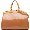Louis Vuitton Pre-Owned - Borsa a tracolla Brea MM in pelle Vernis con monogramma 2012 - Donna - pelle - Taglia unica - Marrone