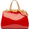 Louis Vuitton Pre-Owned - Borsa a tracolla Brea MM in pelle Vernis con monogramma 2014 - Donna - pelle - Taglia unica - Rosso