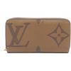 Louis Vuitton Pre-Owned - Portafoglio Giant Reverse con monogramma e zip 2020 - Donna - tela - Taglia unica - Marrone