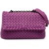 Bottega Veneta Pre-Owned - Borsa a tracolla Intrecciato Olimpia piccola in nappa 2012-2025 - Donna - nappa - Taglia unica - Viola