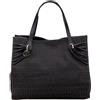 Fendi Pre-Owned - Borsa tote in tela con motivo Zucchino 2000-2010 - Donna - pelle di vitello/tela - Taglia unica - Nero