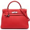 Hermès Pre-Owned - Borsa a tracolla Kelly II Retourne 32 in pelle Togo 2015 - Donna - pelle di vitello - Taglia unica - Rosso