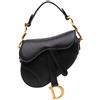 Christian Dior Pre-Owned - Borsa a tracolla Micro Saddle in pelle di capra 2021 - Donna - pelle di capra - Taglia unica - Nero