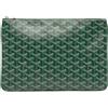 Goyard Pre-Owned - Clutch Senat MM in tela Goyardine 2018 - Donna - tessuto/pelle di vitello - Taglia unica - Verde