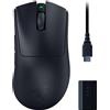 Razer DeathAdder V3 Pro + Razer HyperPolling Wireless Dongle - Mouse ultra legge