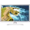 LG Televisore 24 Pollici LED HD Ready Smart TV Wi Fi Bianco 24TQ510S-WZ