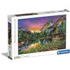 Clementoni Collection-Alpine Lake-6000 Pezzi-Puzzle Adulti, Made in Italy, Multi