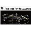 EBBRO 1/20 Team Lotus Type 91 GP del Belgio 1982 Model Kit 20019 dal Giappone