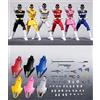 Bandai NUOVO Bandai SHODO SUPER Denji Sentai Megaranger 6 pezzi figura giocattolo ca...