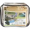 VERDELOOK Tenda a Vela Triangolare in polietilene, 3.6x3.6x3.6 m, Ecru