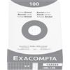 Exacompta 10 Custodie 100 Schede 5x5 100 x 150 mm Bianco