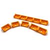 Exoda 10x supporto compatibile con Wago 221-415 innesto | inseribile, combinabile, 1-3 poli, set con 10 supporti, compatibile con Wago tipo 221-415, spazio per 5 conduttori