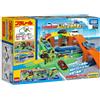 Takara Tomy Let's Play with Plarail Tomica Railroad Crossing & Freight Train Set
