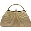 CORIOS Borsetta da Sera da Donna Clutch in Paillettes Piccolo con Catena Cerimonia Borsa Sposa Elegante Borsa a Spalla a Tracolla Lussuoso Borse Messenger per Ballo Cocktail Festa Oro