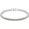 SWAROVSKI BRACCIALE TENNIS IMBER, TAGLIO ROUND GRIGIO