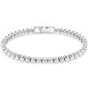 SWAROVSKI BRACCIALE TENNIS IMBER, TAGLIO ROUND BIANCO