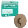 hansgrohe Ecostat Comfort S - Miscelatore termostatico incasso con combinazione di sicurezza, Rubinetto con blocco di sicurezza (SafetyStop) a 40° C, Termostato, 2 utenze, bronzo spazzolato, 33718140