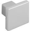 ALLES IM GRIFF Pomello per anta di credenza, 30 x 30 mm, profondità 24,5 mm, in zinco pressofuso cromato lucido