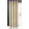 Eurofirany Rita Tenda Liscia Semplice Monocolore - 8 Occhielli Moderni, Camera da Letto, Soggiorno, Salone, cameretta dei Bambini, 1 Pezzo, Poliestere, Beige, 140 x 250 cm