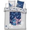 Aymax Parure da letto Stitch & Angel 2 persone, copripiumino reversibile 240 x 220 cm + 2 federe 65 x 65 cm, in policotone
