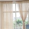 Yizunnu Tenda a pannello in cotone vintage beige stile boho chic fatto a mano all'uncinetto, tende per camera da letto e soggiorno