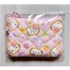 Sanrio Hello Kitty Quilts for Everyone Secret Mini Flat Pouch 2025 Japan nuovo
