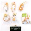 Kitan Club Set di 5 portachiavi figura gatto gamberetti Mofusand Ebi Nyan Kitan Club dal...