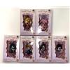 Bandai Set 6 Charm Pretty Guardian Sailor Moon Twinkle Dolly 2 Completo Bandai Japan