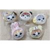 Bandai Set 5 Capsule Clip Peluche Mofusand Complete 2024 Bandai Japan Nuove