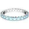 SWAROVSKI ANELLO MATRIX, TAGLIO TONDO AZZURRO, 64