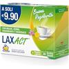 linea ACT Lax Act, Bevanda Solubile a base di Malva, Senna, Rabarbaro e Tarassaco, Gusto Mela Verde - Confezione da 30 Bustine