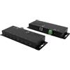EXSYS HUB USB 3.2 Gen 1 esterno a 7 porte incl. alimentatore 12V/3A e cavo USB