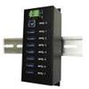 EXSYS HUB USB 3.2 Gen1 esterno a 7 porte con protezione da sovratensione